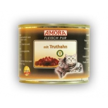Kassikonserv Amora kalkunilihaga 12x200 gr. 100% liha!